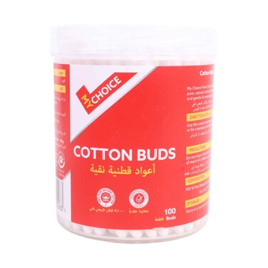 My Choice Pure Cotton Buds 100 Pieces