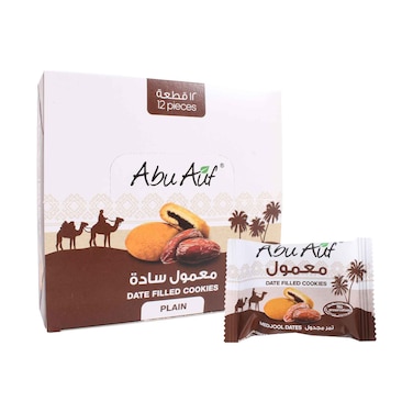كوكيز أبو عوف معمول محشو بالتمر سادة 23 جم × 12