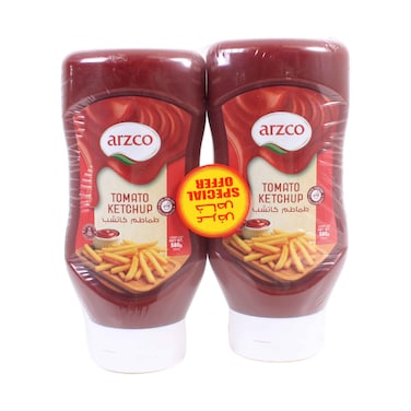 Arzco Tomato Ketchup Twin Pack 580g x 2 Pieces