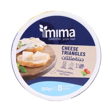 Mima Processed Cheese Triangles 8 Portions 120g x 4 Pieces