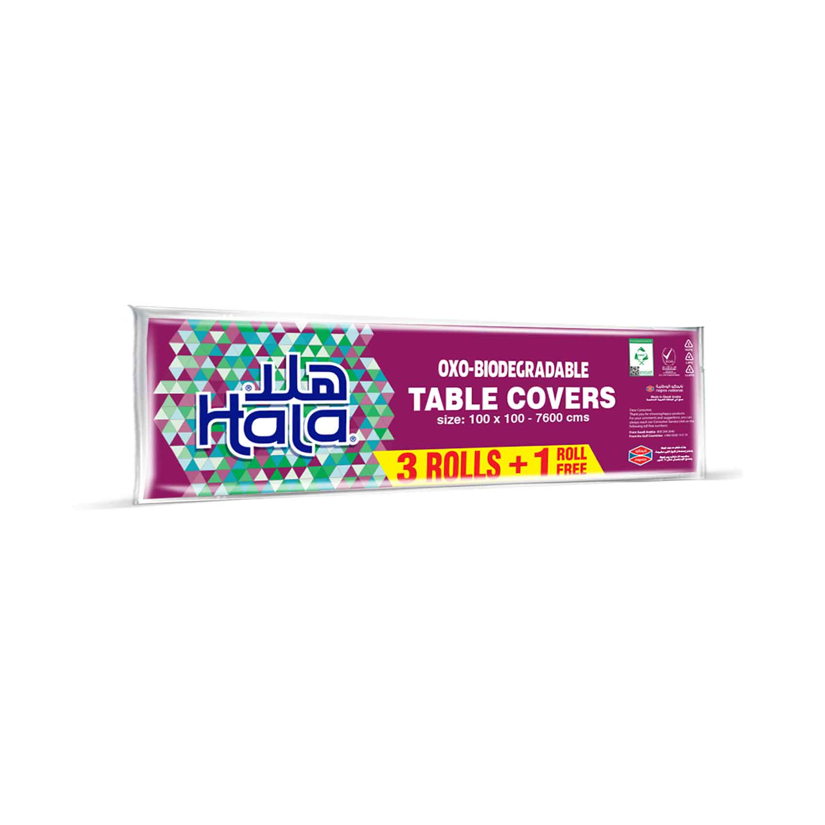 Hala Travel Table Cover Roll 4 Rolls