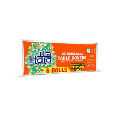 Hala Travel Table Cover Roll 6 Rolls