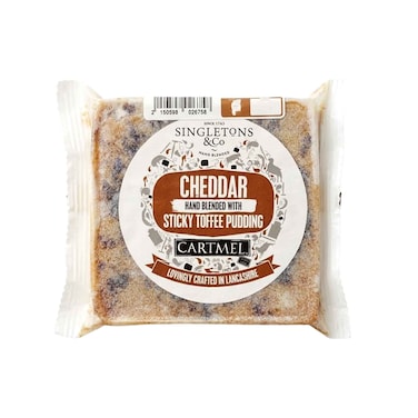 جبنة تشيدر سنجلتونز وشركاه ممزوجة يدوياً بحلوى التوفي اللزجة 200 جرام