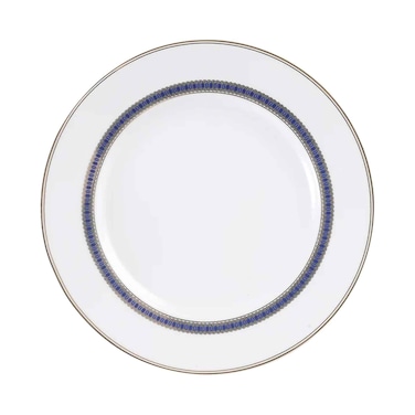 Decopor 8 Inches Dessert Plate Midnight Gold Design