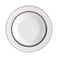 Decopor 8.5 Inches Soup Plate Midnight Gold Design