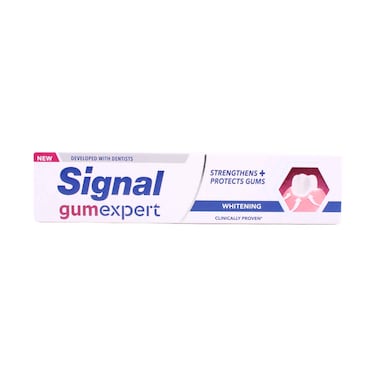 Signal Gum Expert Whitening Toothpaste  for Gum Protection &amp; Stronger Gums 75ml