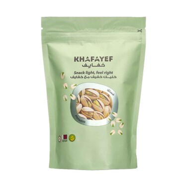 Khafayef Premium Roasted Pistachios 100g