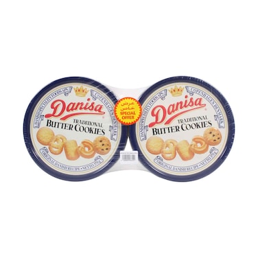 Danisa Traditional Butter Cookies 375gx2 Pieces