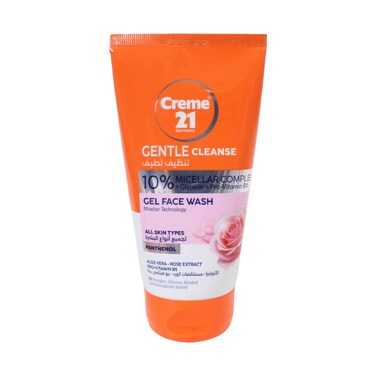 Creme 21 Gentle Cleansing Face Wash Gel 150ml
