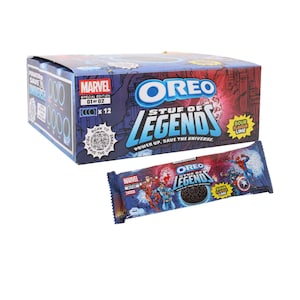 Oreo Marvel Sour Flavour Sandwich Biscuits Multipack 34g (9+3 Free)