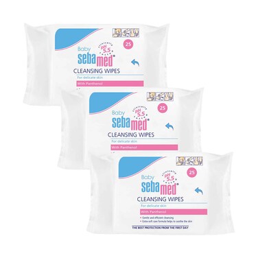 Sebamed Baby Cleansing Wipes with Panthenol 25pcs