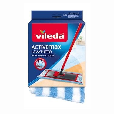 Vileda Activemax Micro &amp; Cotton Flat Mop Refill