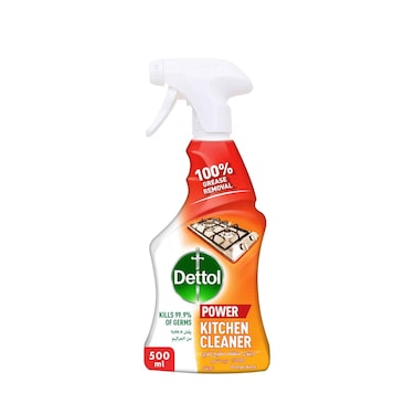 Dettol Kitchen Cleaner Spray Bottle Orange Scent 500ml
