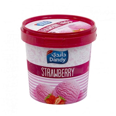 داندي آيس كريم الفراولة 1لتر