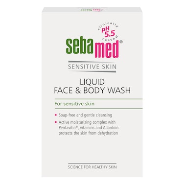 Sebamed Liquid Face &amp; Body Wash Sensitive Skin 200ml