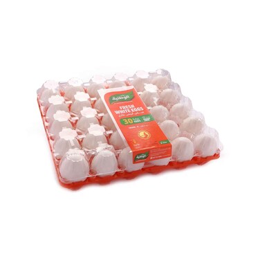 Al Watania Medium White Eggs 30 Pieces