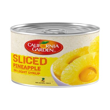 California Garden Sliced Pineapple In Syrup 220g