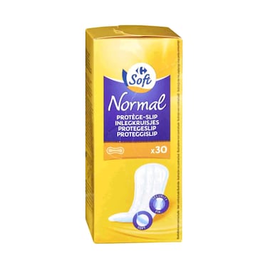 Carrefour Prot&eacute;g&eacute; Slip Flat Normal Protective Panty Liners 30pcs
