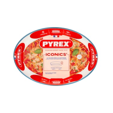 طبق بيركس بيضاوي 21×13 سم