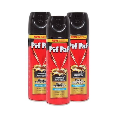 Pif Paf Cockroach &amp; Ant Killer Spray 300mlx3 pieces