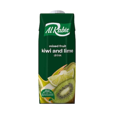 Al Rabie Juice Mixed Fruit Kiwi &amp; Lime 330ml
