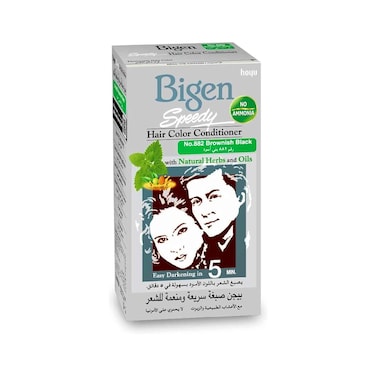 Bigen Speedy Hair Color Conditioner Brownish Black 882