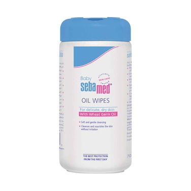 Sebamed Baby Oil Wipes For Delicate Skin 70 Wipes