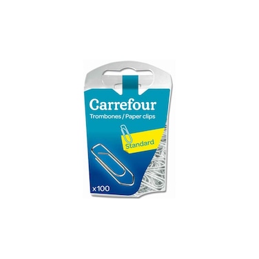 Carrefour Paper Clips X100PC