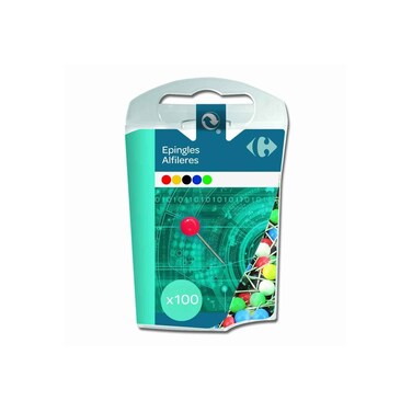 Carrefour Map Pins X100PC