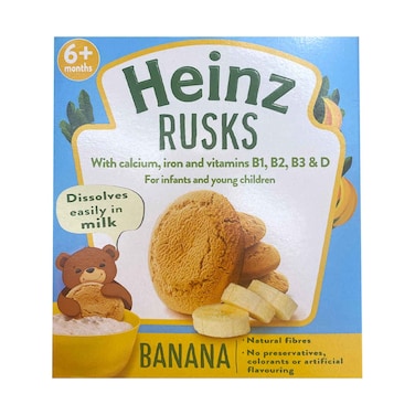 Heinz Farleys Infant Rusks Banana 6+ Month 300g