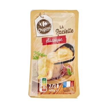 Carrefour Sliced Raclette Cheese 400g