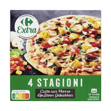 كارفور بيتزا الفصول الأربعة 400غ