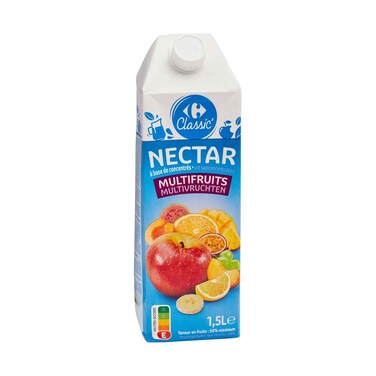 Carrefour Classic Multifruit Nector Juice Pack 1.5l