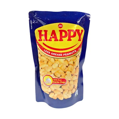 Happy Less Grease Peanut With Real garlic Chips 120g