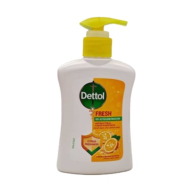 Dettol Fresh Liquid Handwash Pump Citrus &amp; Orange Blossom Scent 200ml