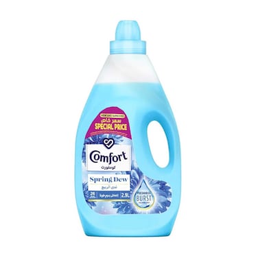 Comfort Liquid Fabric Softener Spring Dew 2.9L
