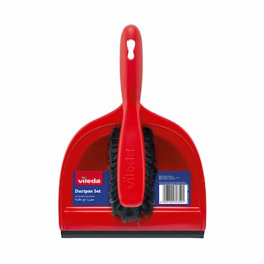 Vileda Short Handle Dustpan And Brush Set