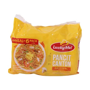 Lucky Me Instant Pancit Canton Original Flavour Noodles 60g x6