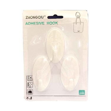 Youdidni Powerful Hook 3 Pieces - Brown