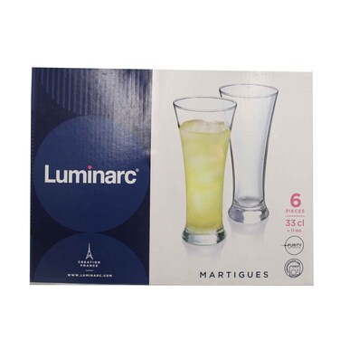 أكواب عصير لومينارك مارتيج 33 مل 6 قطع