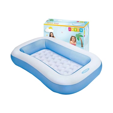 Intex Inflatable Rectangular Baby Pool 1.66mx1.00mx25cm