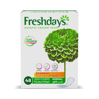 Sanita Freshdays Pantyliners Economy Pack 48 Pieces