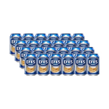 EFES Non Alcoholic Malt Beverage Original 330mlx24 Pieces