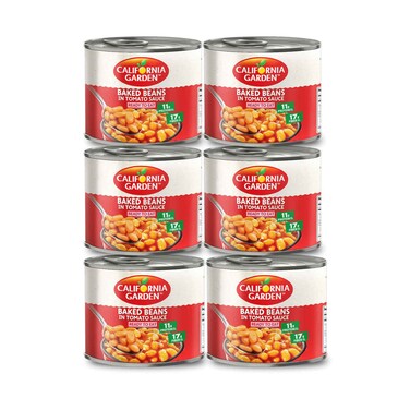 California Garden Baked Beans 220grx5+1 Free