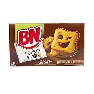 United Biscuit BN Pocket Chocolate Flavour Biscuit 150g