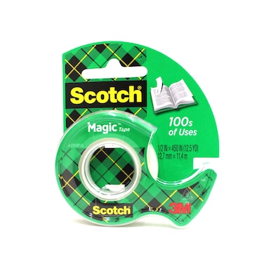 3M Scotch Matt Finish Magic Tape With Plastic Dispenser 8.33yard