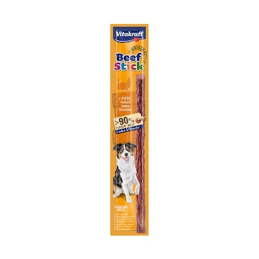 Vitakraft Beef Stick Heart Turkey Meat Dog Snack 12g