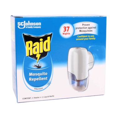Raid Liquid Electric Mosquito Killer Starter Kit 31 Nights Odorless