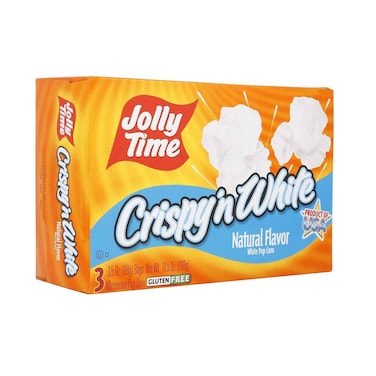 جولي تايم كريسبي بوب كورن الذرة الأبيض 298غ