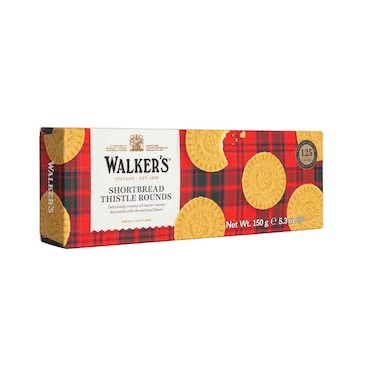 بسكويت Walkers (والكرز) شورتبريد المدوّر بالزبدة النقية 150 غم